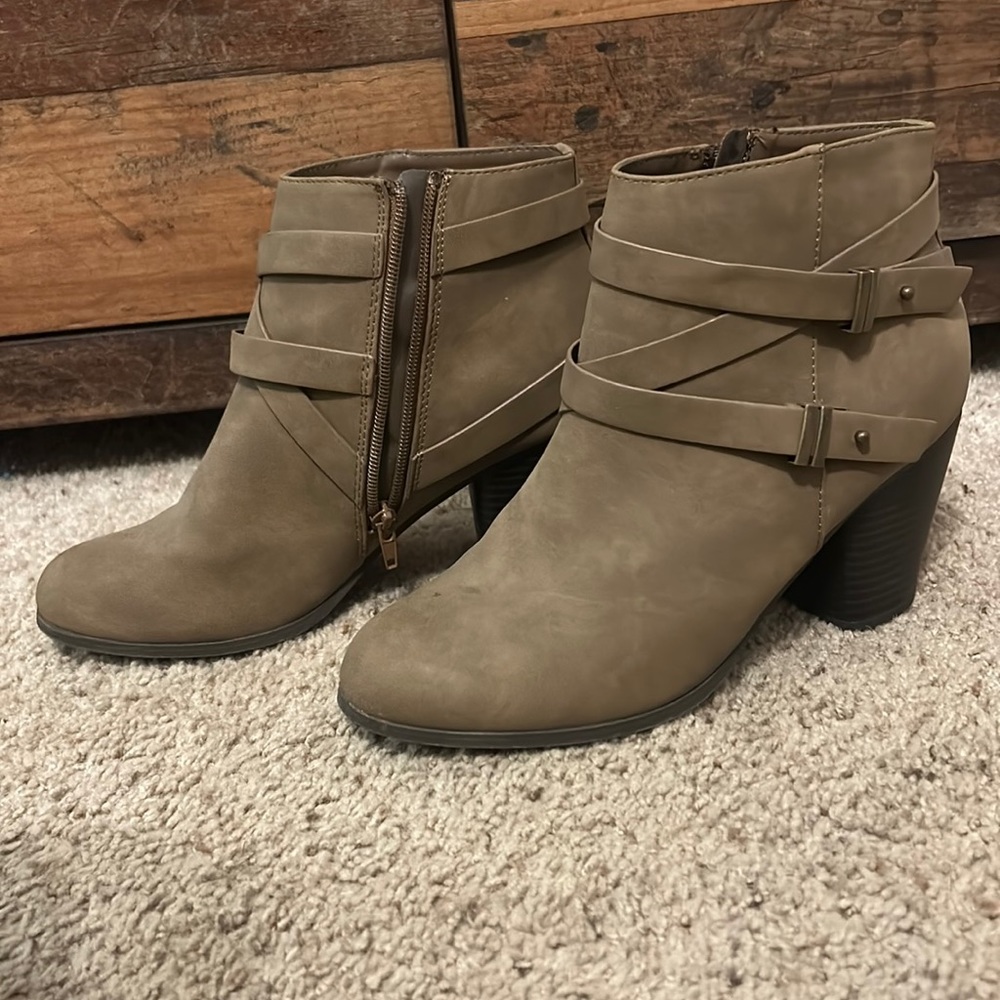 Brown booties